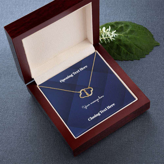 10k Gold Everlasting Love Necklace + Personalized Message Card