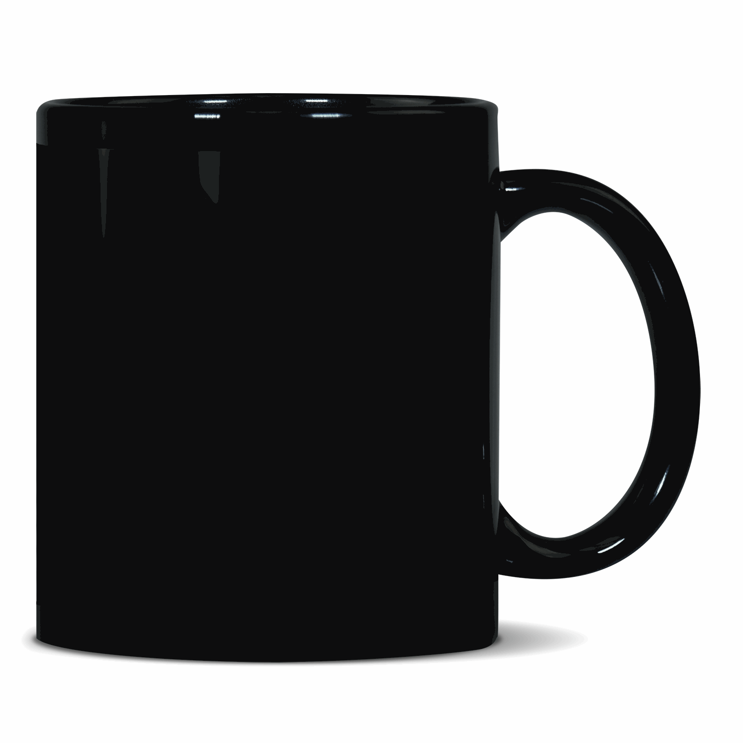 Personalized Mugs - 11oz Keep Calm Black Mug 