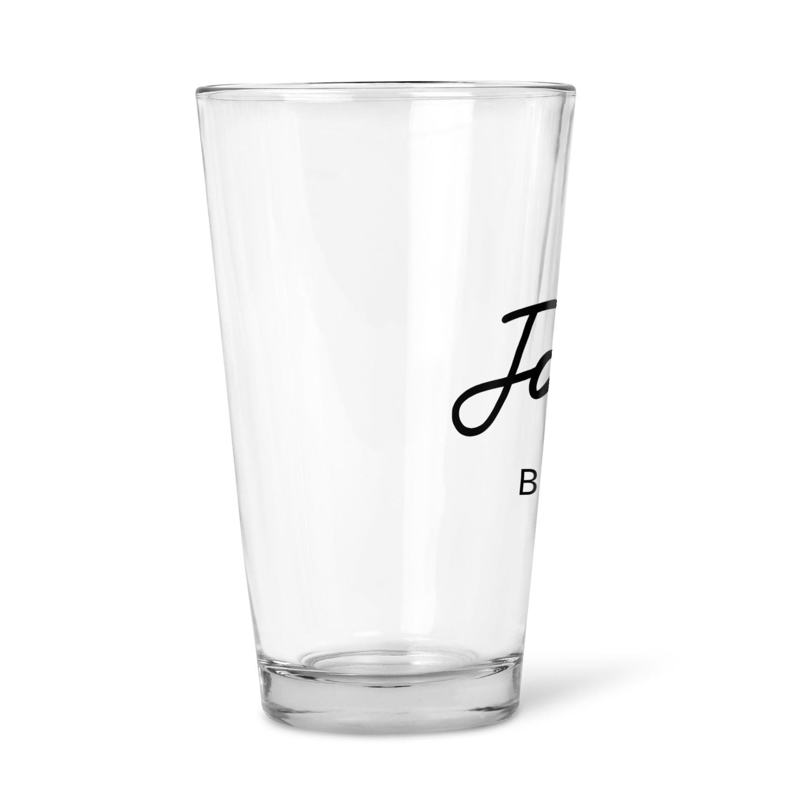 16oz Wedding Personalized Pint Glass - Lovesakes