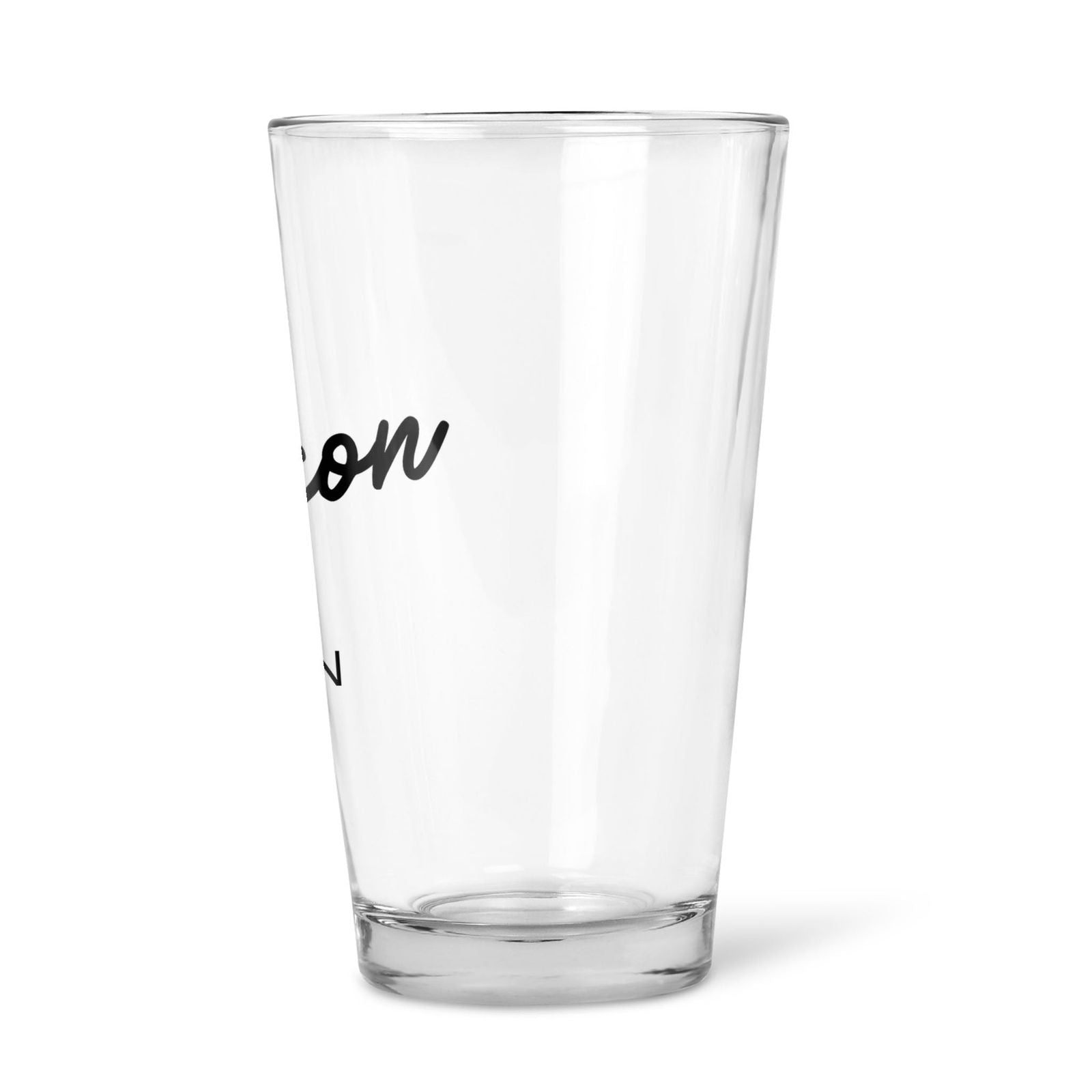 16oz Wedding Personalized Pint Glass - Lovesakes