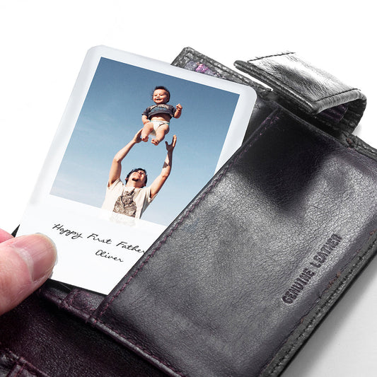 Personalized Dad's Photo Wallet Keepsake