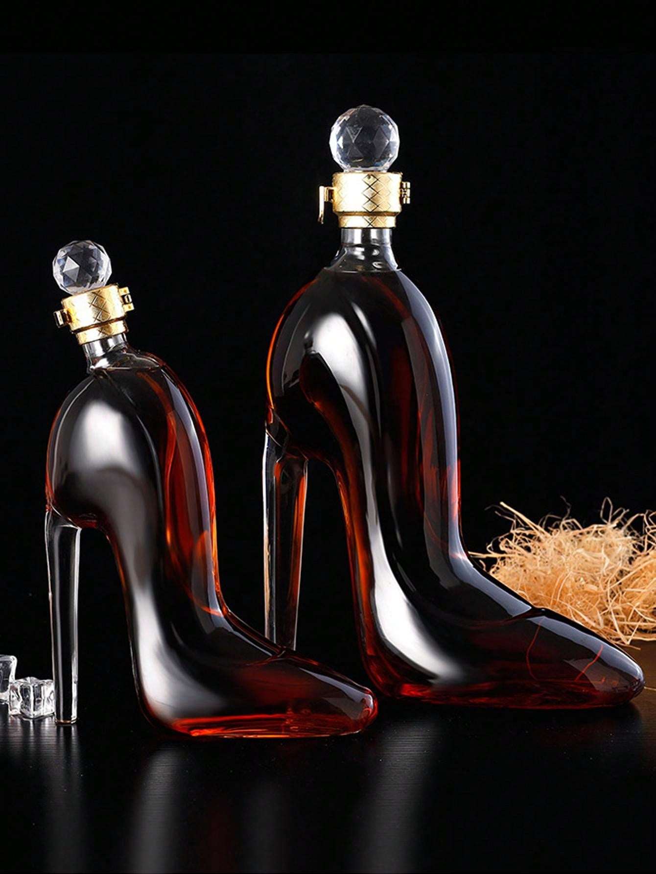 Personalized  - 1pc Sexy High Heel Wine Decanter 