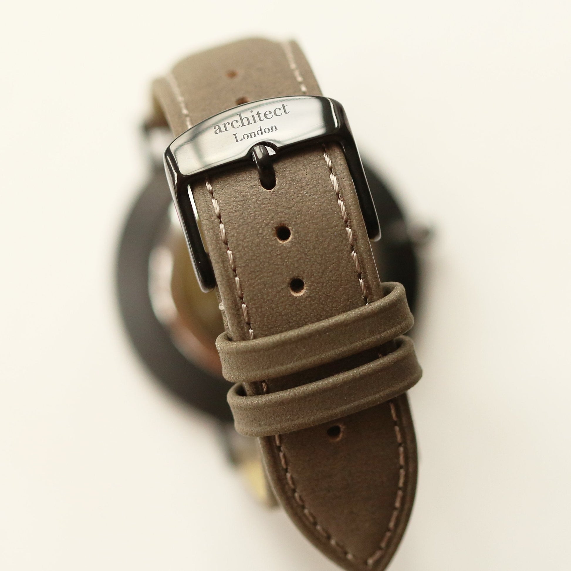 Personalized Men's Watches - Men's Handwriting Engraved Watch - Minimalist Watch + Urban Grey 