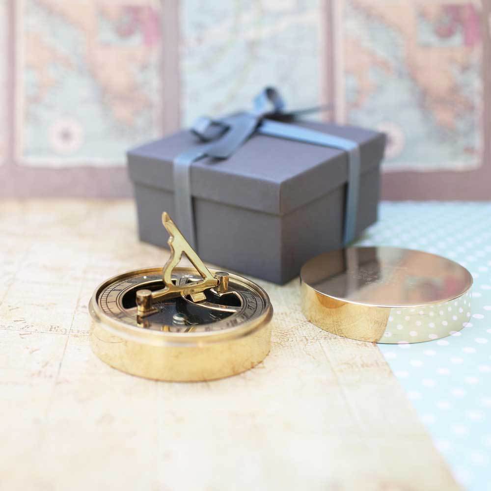 Personalized Nautical Sundial Compass - GiftsofaKind