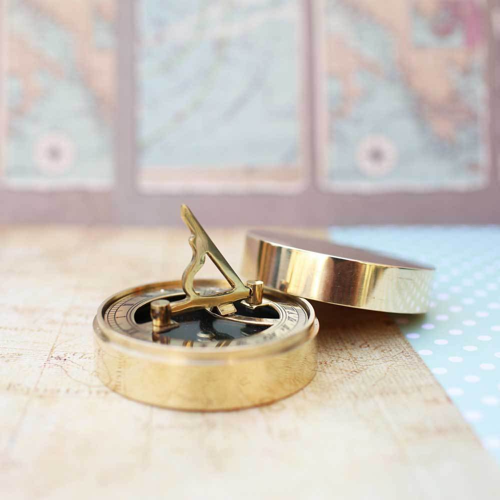 Personalized Nautical Sundial Compass - GiftsofaKind