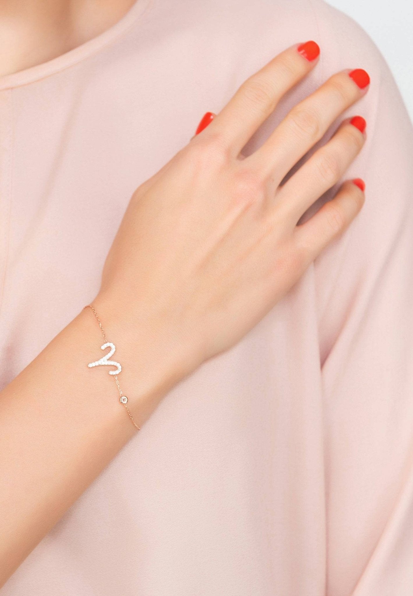 Personalized Bracelets - Zodiac Star Sign Bracelet Aries 