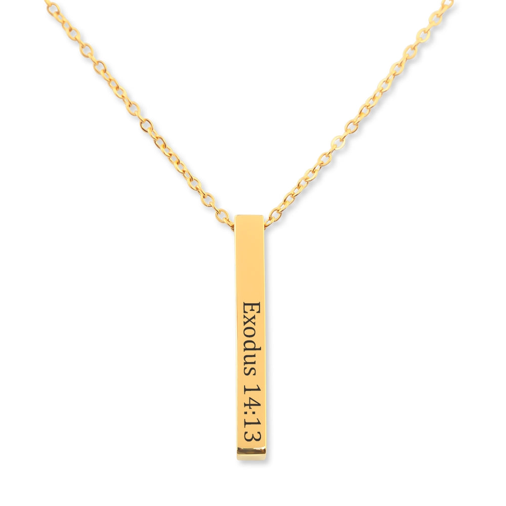 Personalized Necklaces - Custom Scripture Necklace 