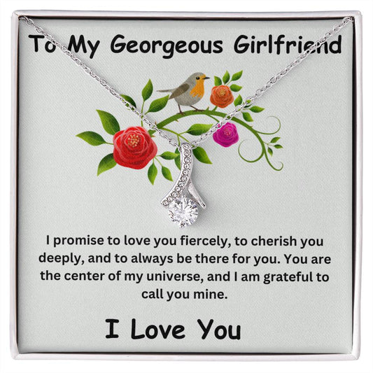 Alluring Beauty Necklace + Girlfriend Message Card