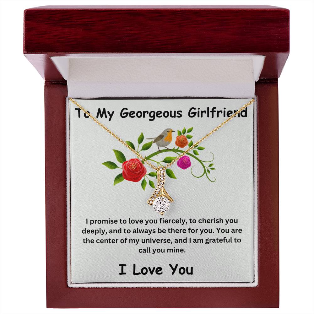 Alluring Beauty Necklace + Girlfriend Message Card | Lovesakes