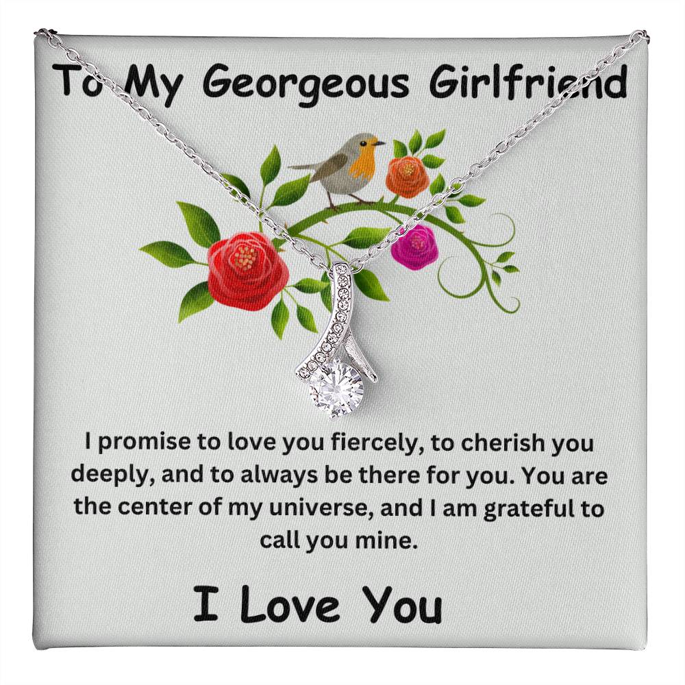 Alluring Beauty Necklace + Girlfriend Message Card | Lovesakes