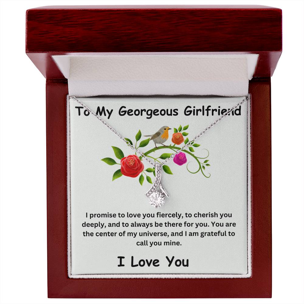 Alluring Beauty Necklace + Girlfriend Message Card | Lovesakes
