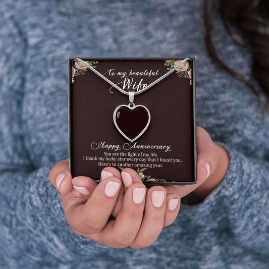 Anniversary Gift - Custom Photo Heart Necklace