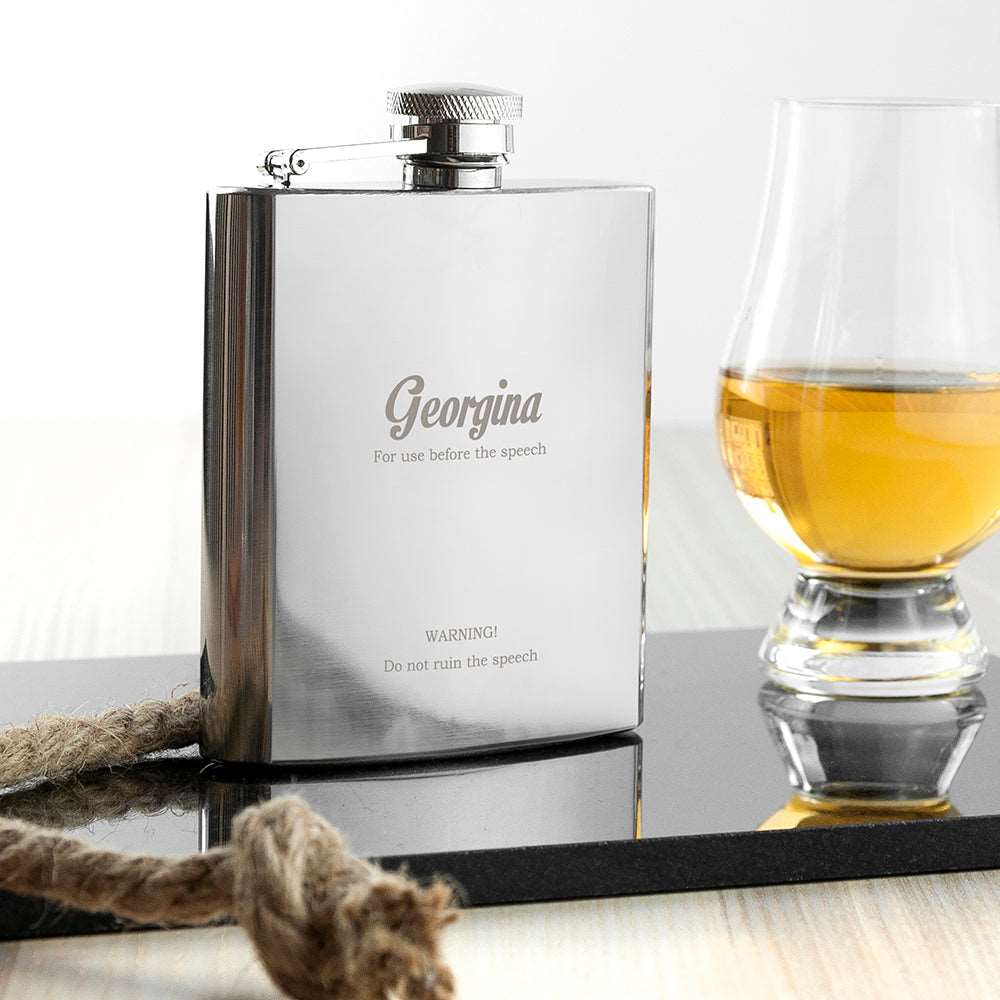 Best Man 6oz Hip Flask - Lovesakes