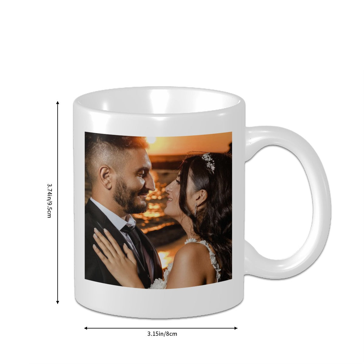 Ceramic Custom Photo Coffee Mug - Lovesakes