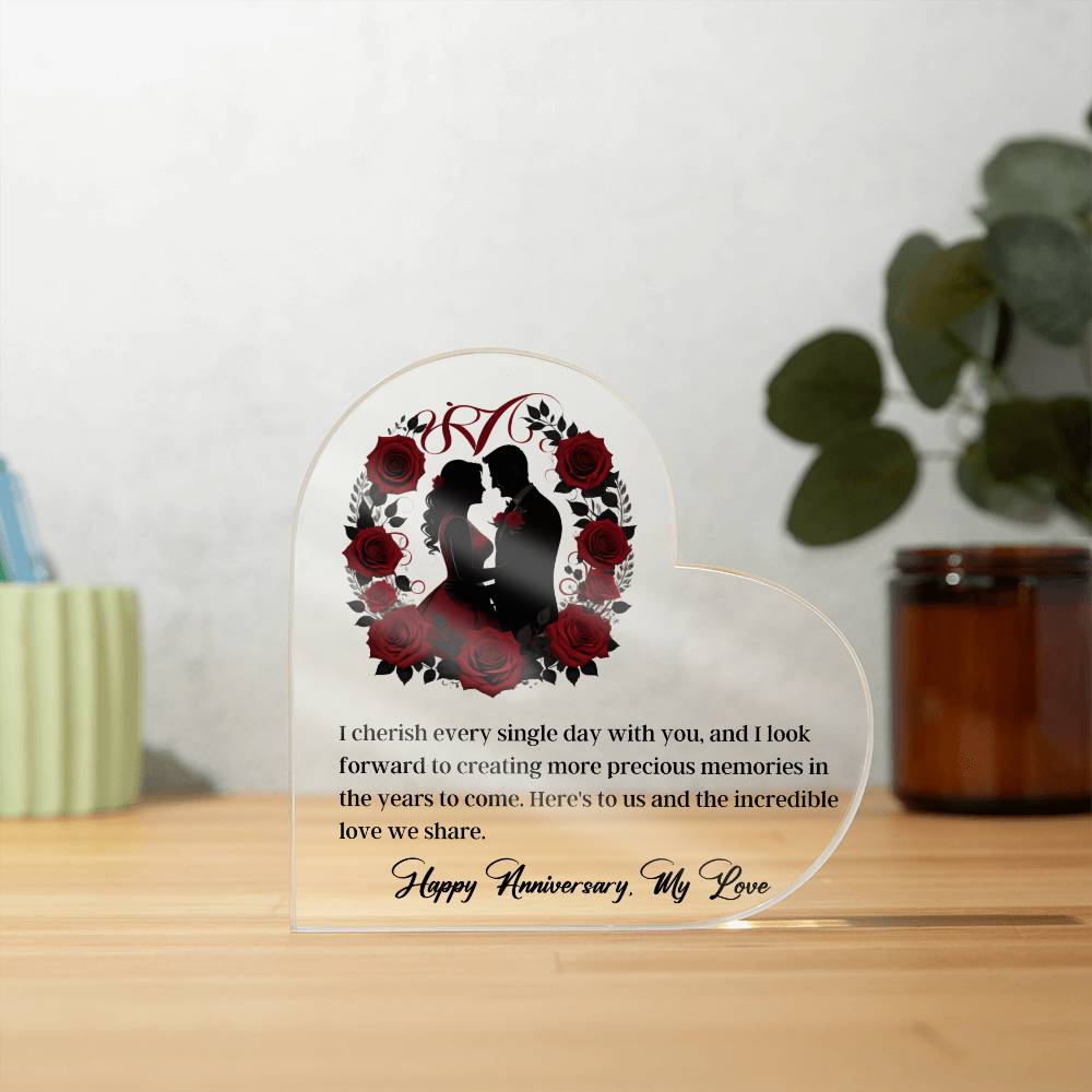 Couple's Anniversary Gift - Acrylic Plaque | Lovesakes