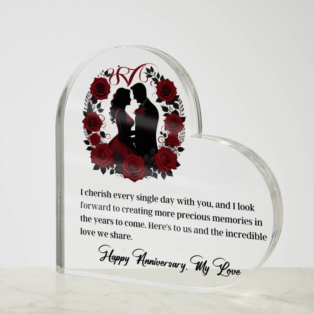 Couple's Anniversary Gift - Acrylic Plaque | Lovesakes
