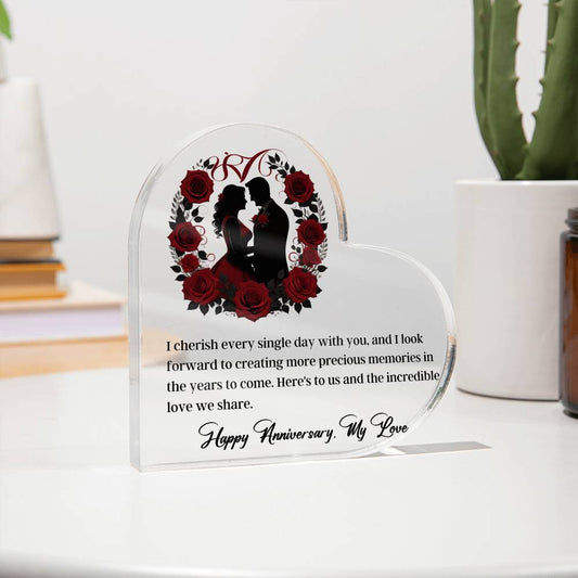 Couple's Anniversary Gift - Acrylic Plaque