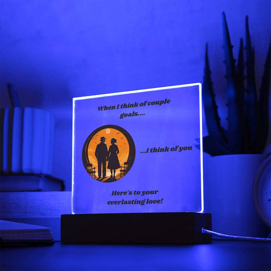 Couple Goals Everlasting Love Plaque