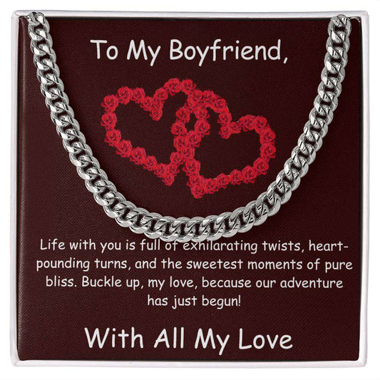 Cuban Chain + Boyfriend Message Card