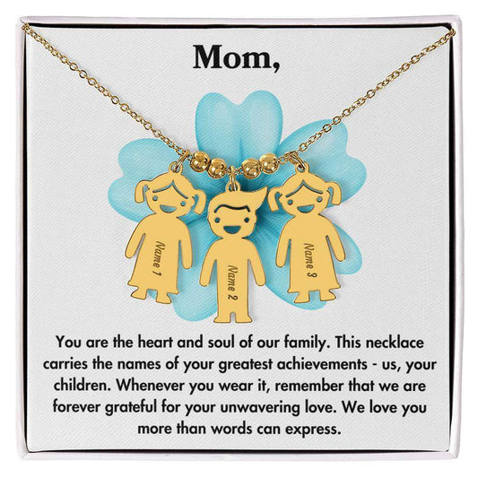 Custom Child Name Necklace For Mom