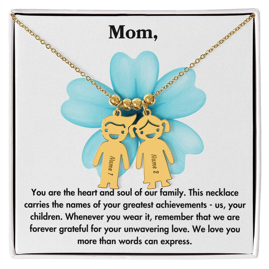 Custom Child Name Necklace For Mom