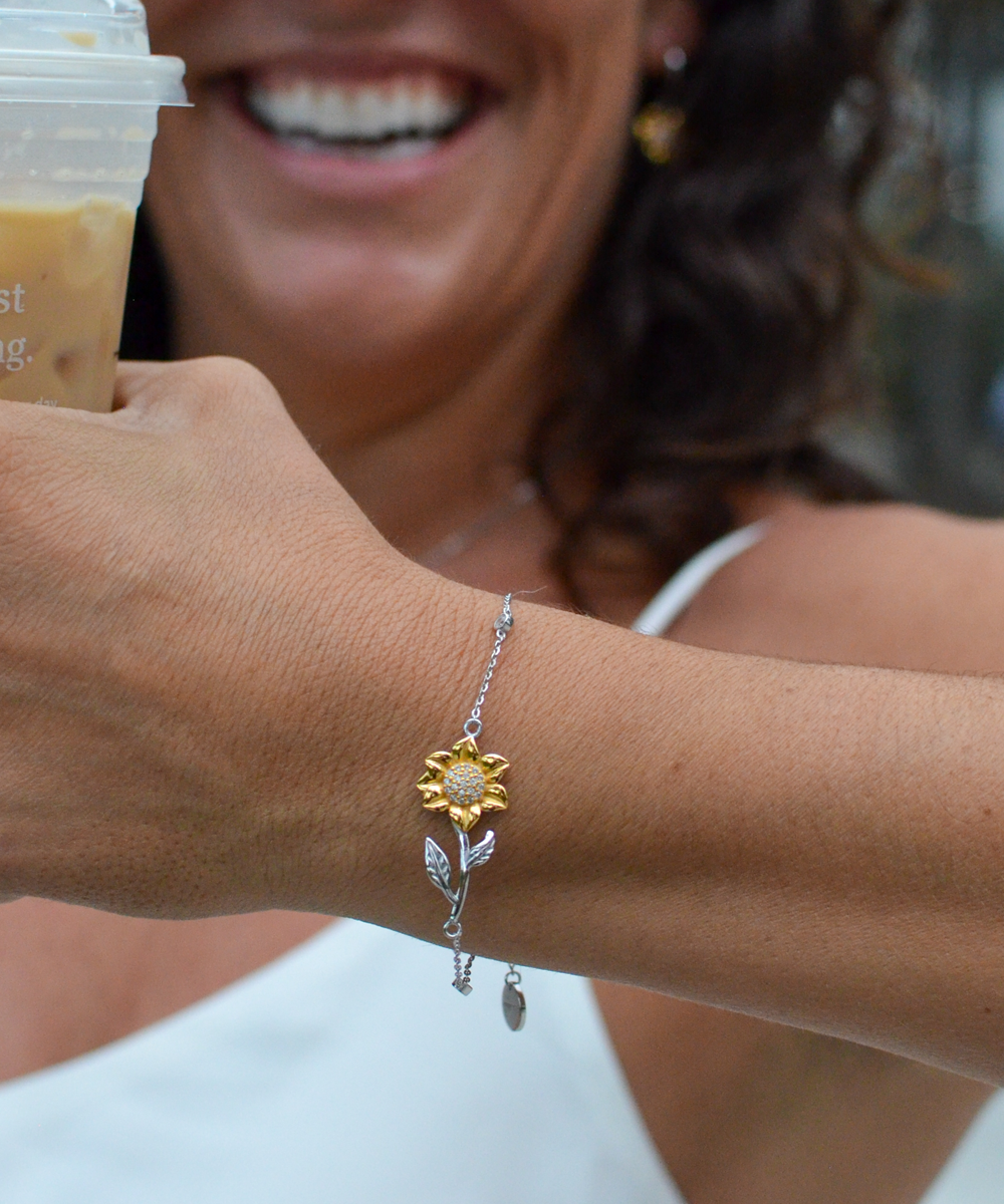 Daughter Sunflower Necklace + Christmas Card - Lovesakes