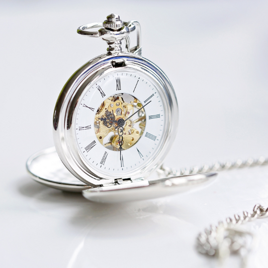 Dual Opening Pocket Watch