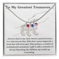 Engraved Name Baby Feet Birthstone Necklace For Mom | Lovesakes