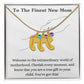 Engraved Name Birthstone Babyfeet Necklace For Moms | Lovesakes | Sentimental Gifts