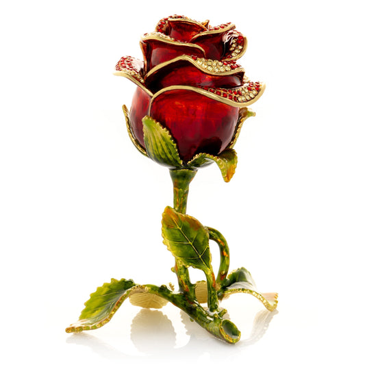 Red Rose Trinket Box