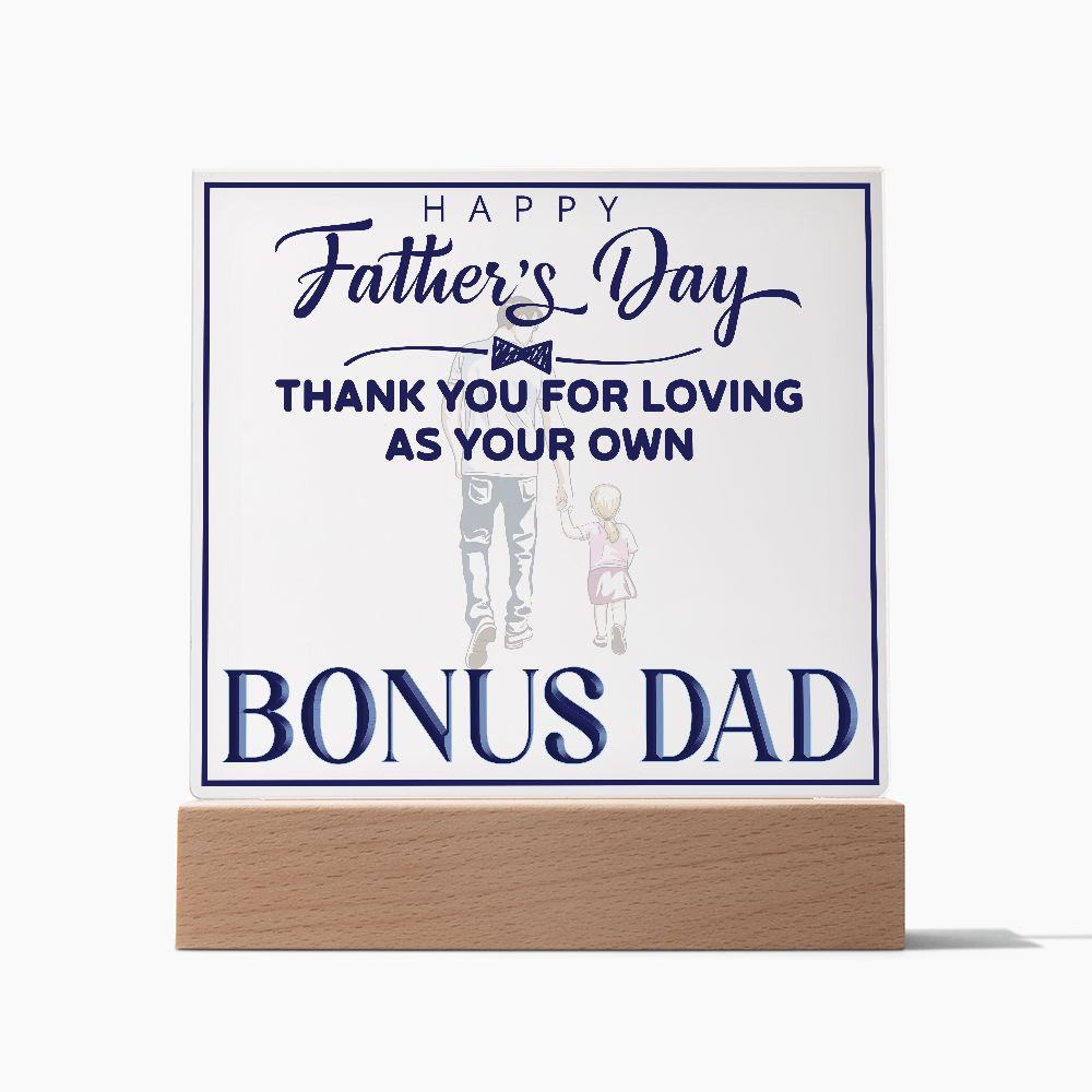 Father's Day Bonus Dad Gift Plaque | Lovesakes