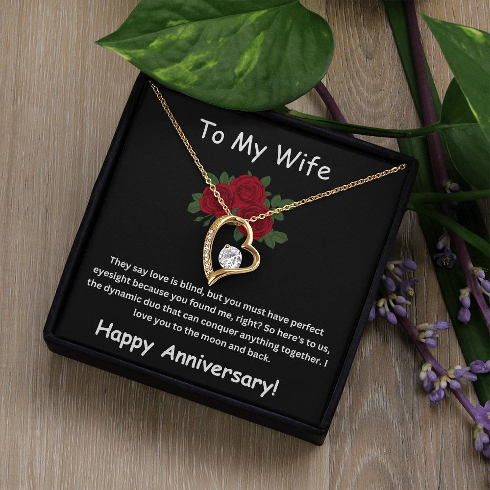 Forever Love Necklace + Anniversary Card | Lovesakes