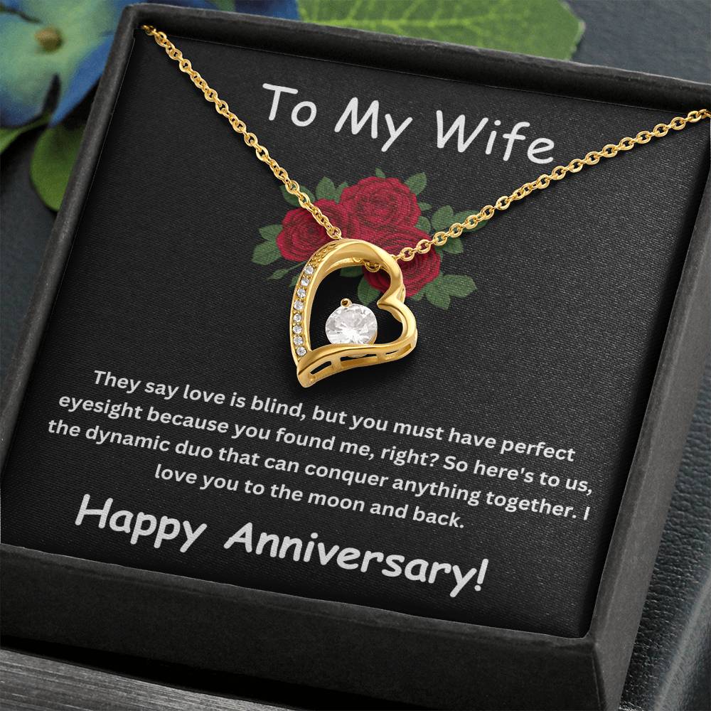 Forever Love Necklace + Anniversary Card | Lovesakes