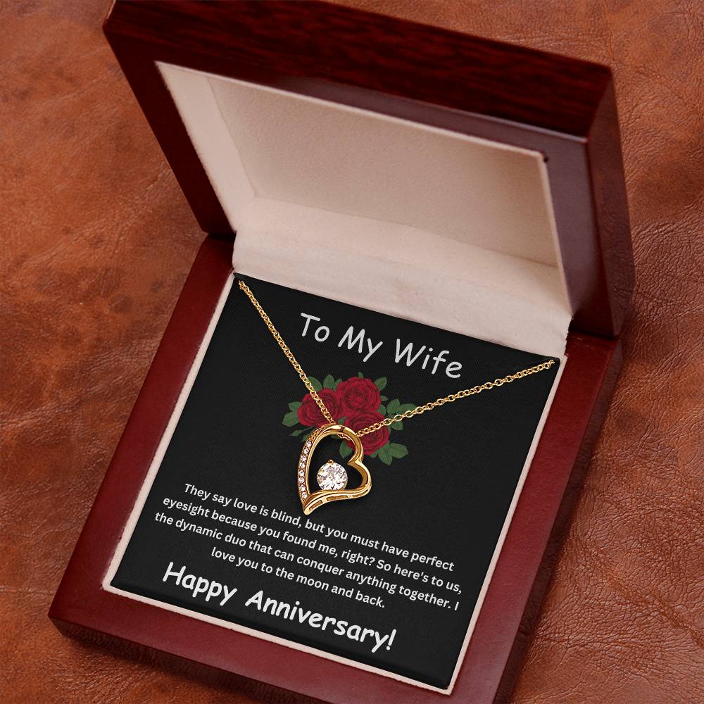 Forever Love Necklace + Anniversary Card | Lovesakes