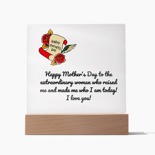 Happy Mother's Day Gift Plaque