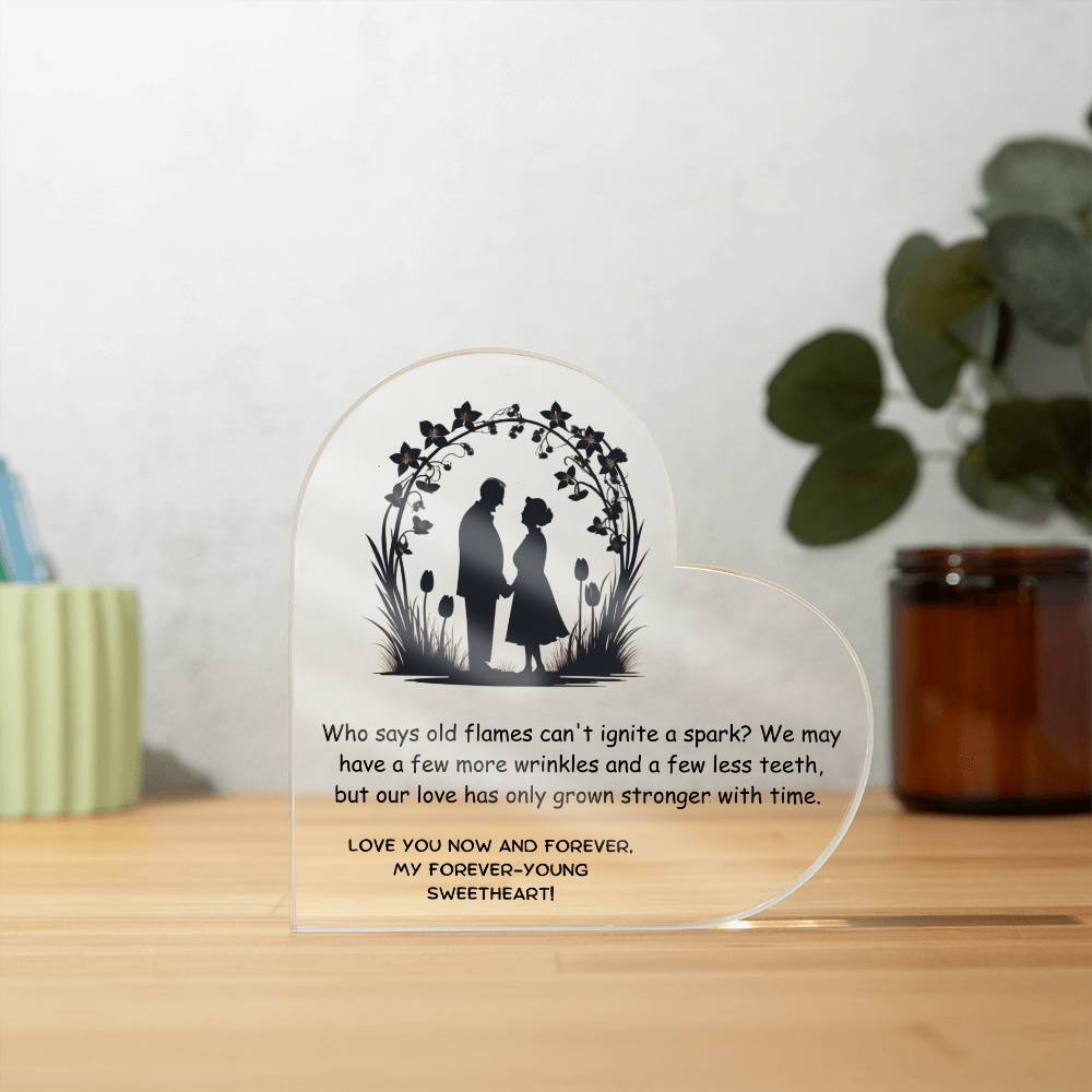 Heart-shaped Anniversary Gift Plaques 