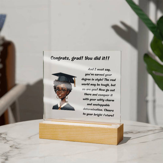 In-Style Graduation Plaque