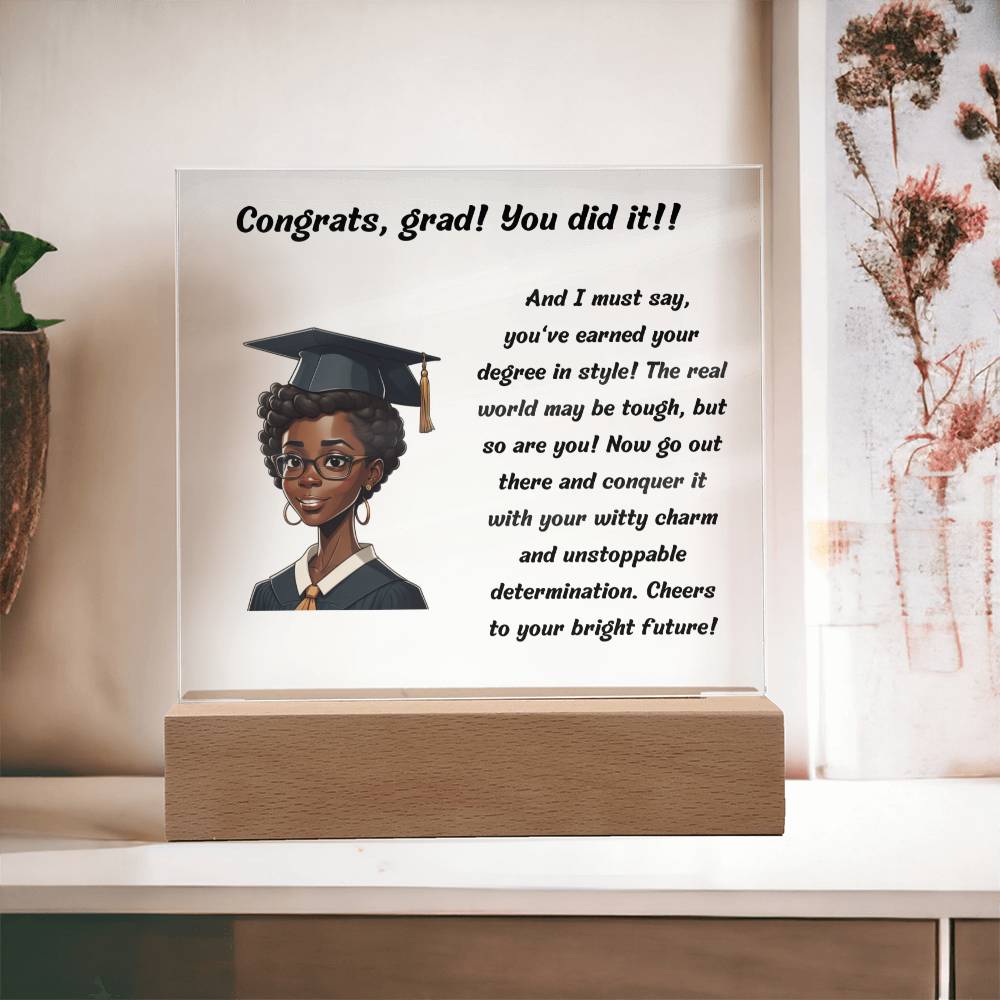 In-Style Graduation Plaque Lovesakes