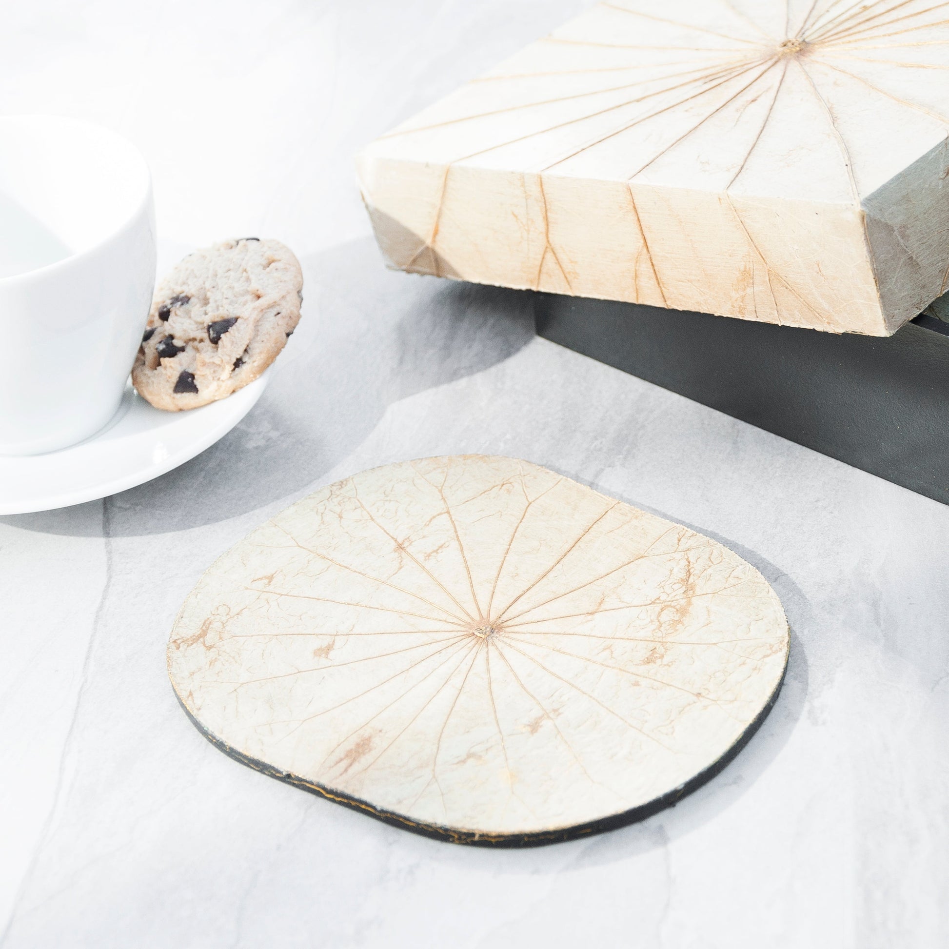 Lotus Leaf Wooden Coasters - Set of Six - Lovesakes