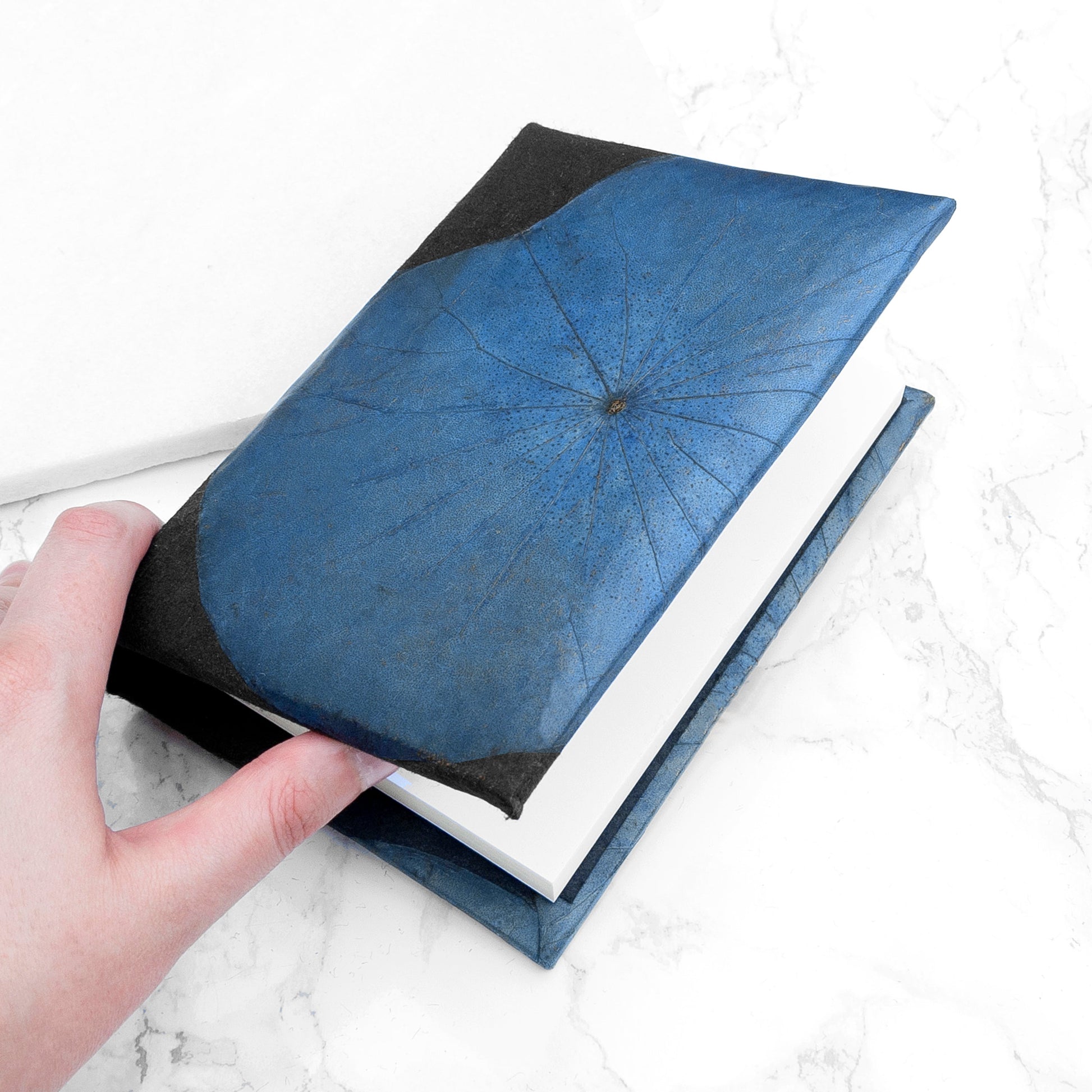 A6 Vegan Leather Lotus Leaf Notebook - Lovesakes