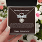 Love-knot Zircon Necklace + Darling Swan-mate Anniversary Card | Lovesakes