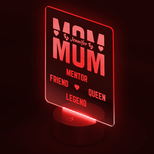 MOM's Personalized LED Lamp