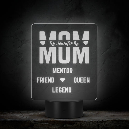 MOM's Personalized LED Lamp