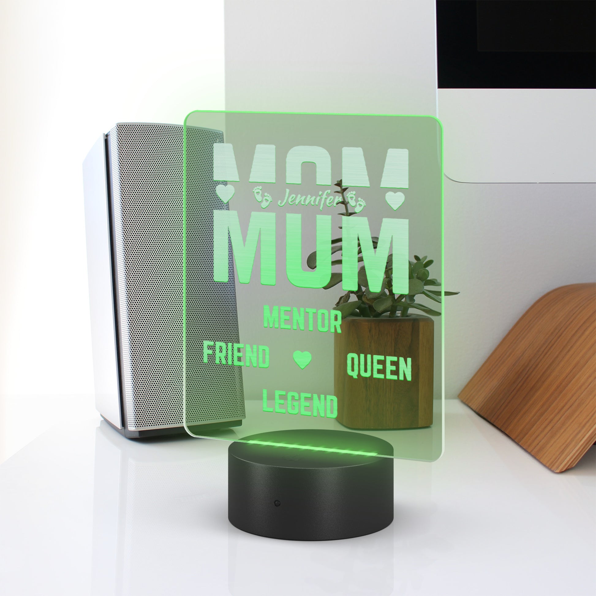 Personalized LED Signs - MOM's Personalized LED Lamp 