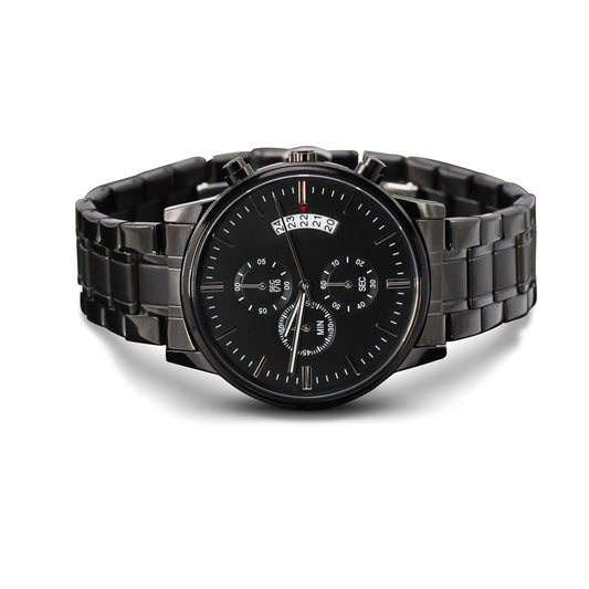 Men's Personalized Engraved Chronograph Watch