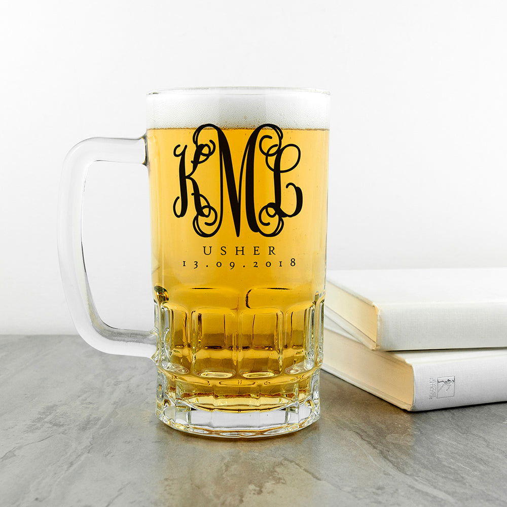 Monogrammed Best Man Tankard - Lovesakes