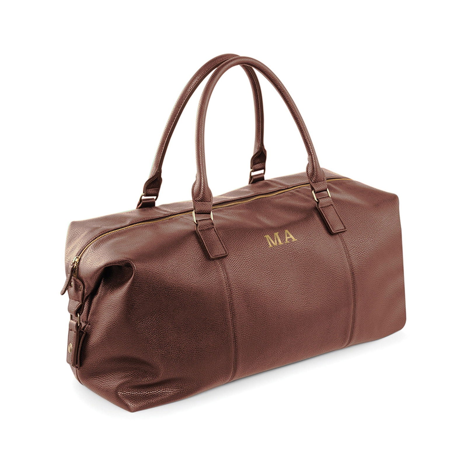 Monogrammed Vegan Leather Weekender Holdall - Lovesakes