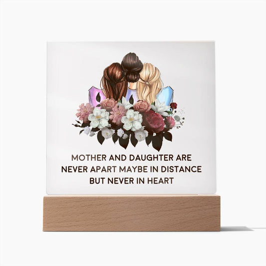 Mother-Daughter Gift Acrylic Plaque