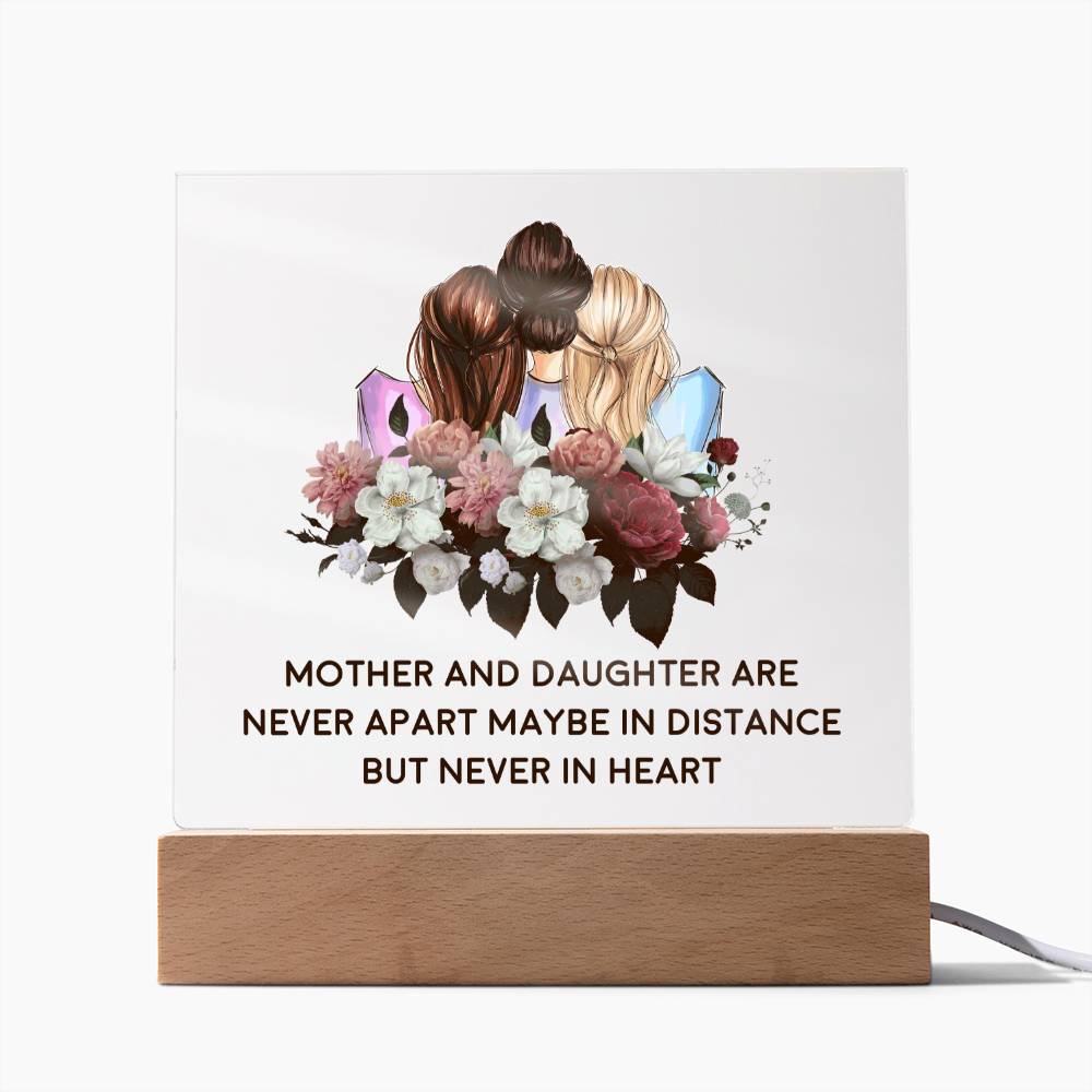 Mother-Daughter Gift Acrylic Plaque 