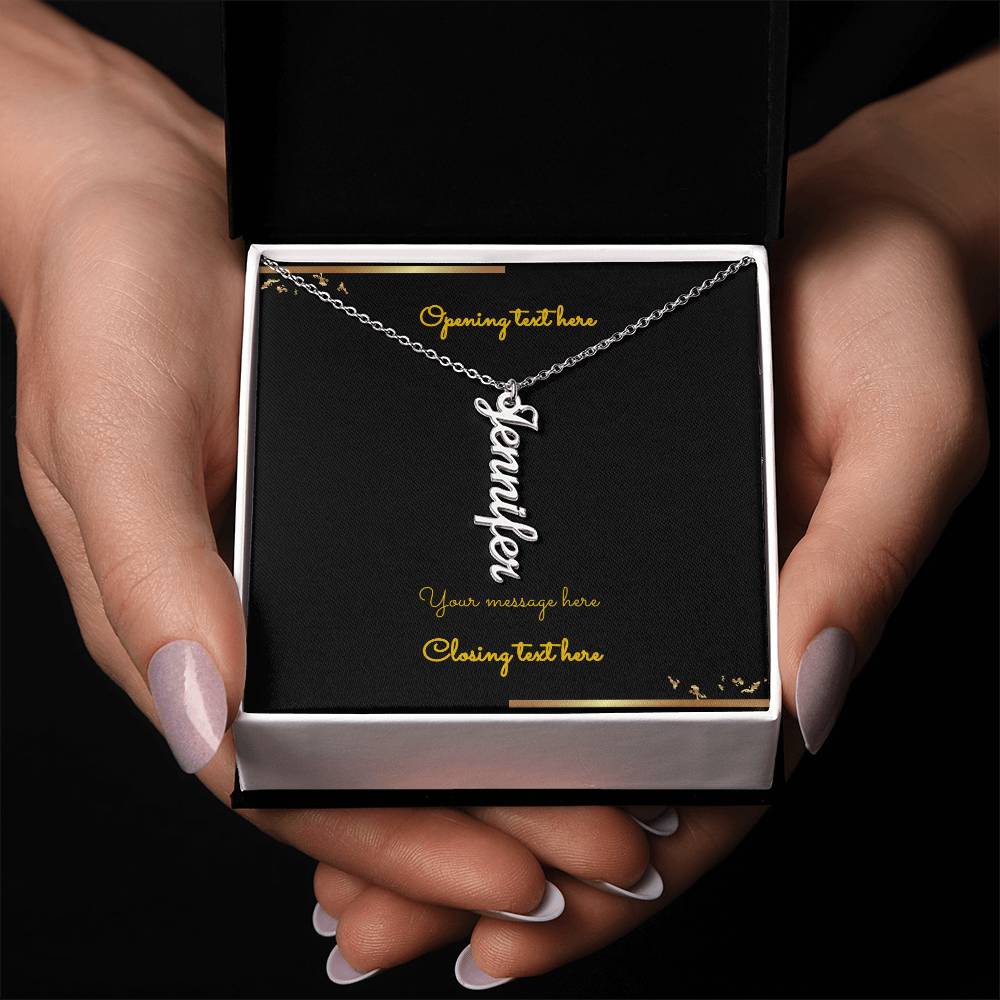 Multi-name Necklace + Personalized Message Card | Lovesakes